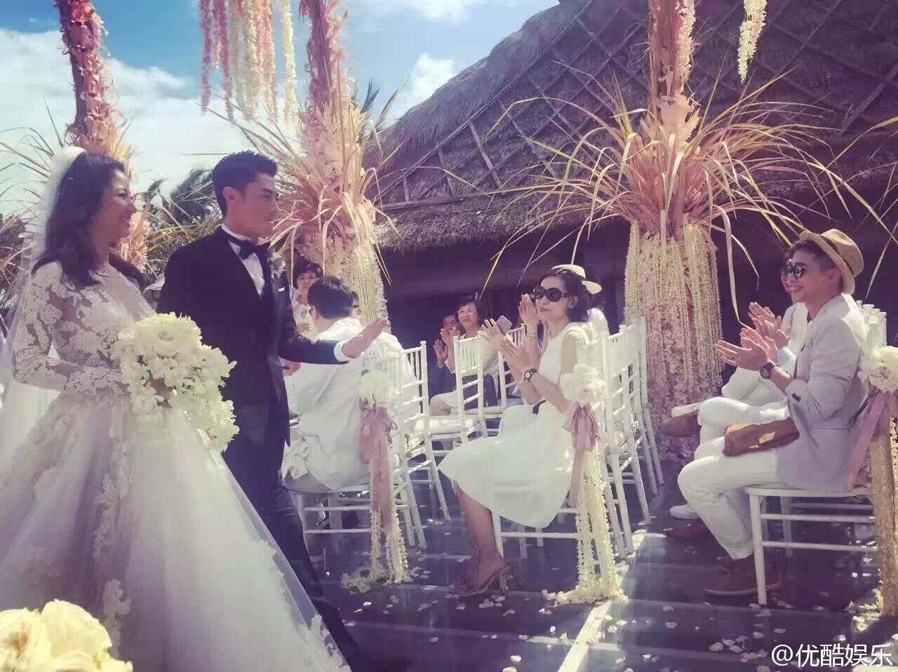 霍建华林心如婚礼现场宣读誓词:永远,我爱你