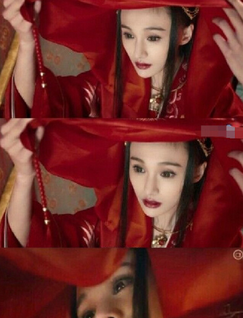 郑爽这组红嫁衣出嫁的照片吓坏不少网友,"鬼片即视感""要不是提前