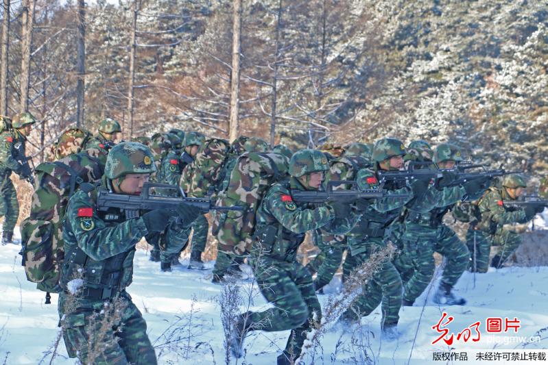 武警辽宁总队抚顺支队:林海雪原大练兵