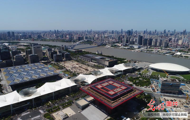 喜迎党的十九大--航拍中国活动走进上海(21)