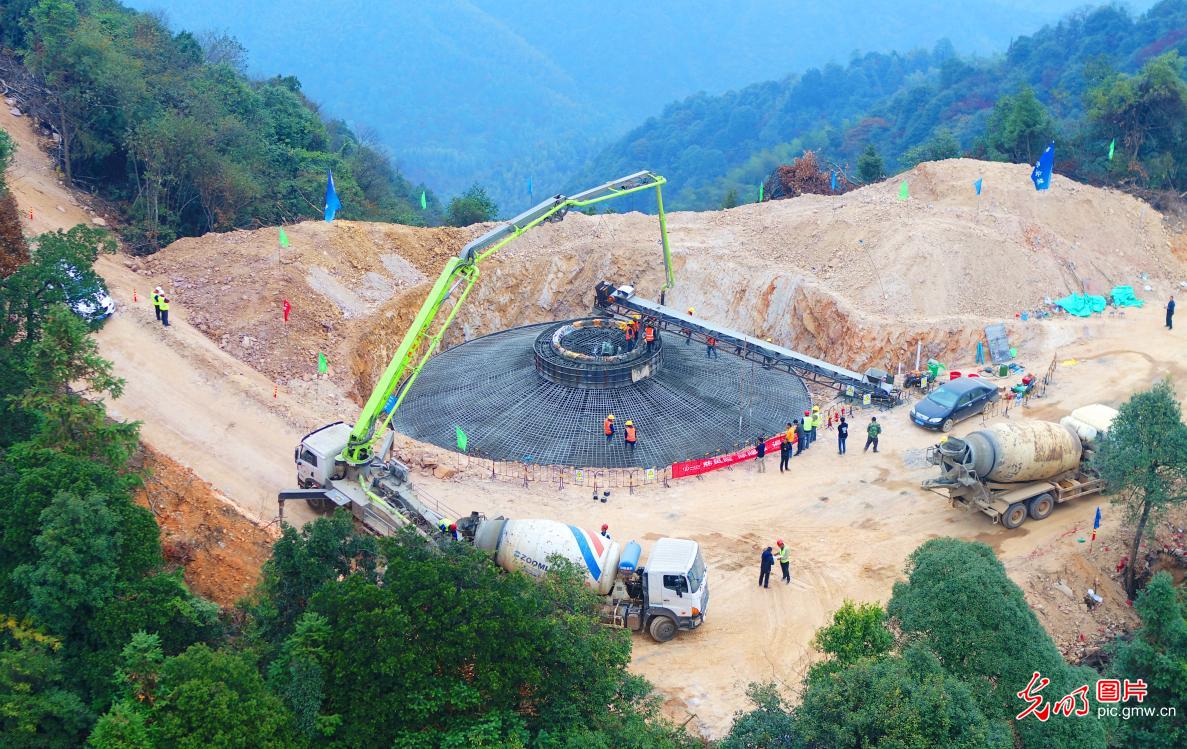 江西泰和高山风电项目开工建设