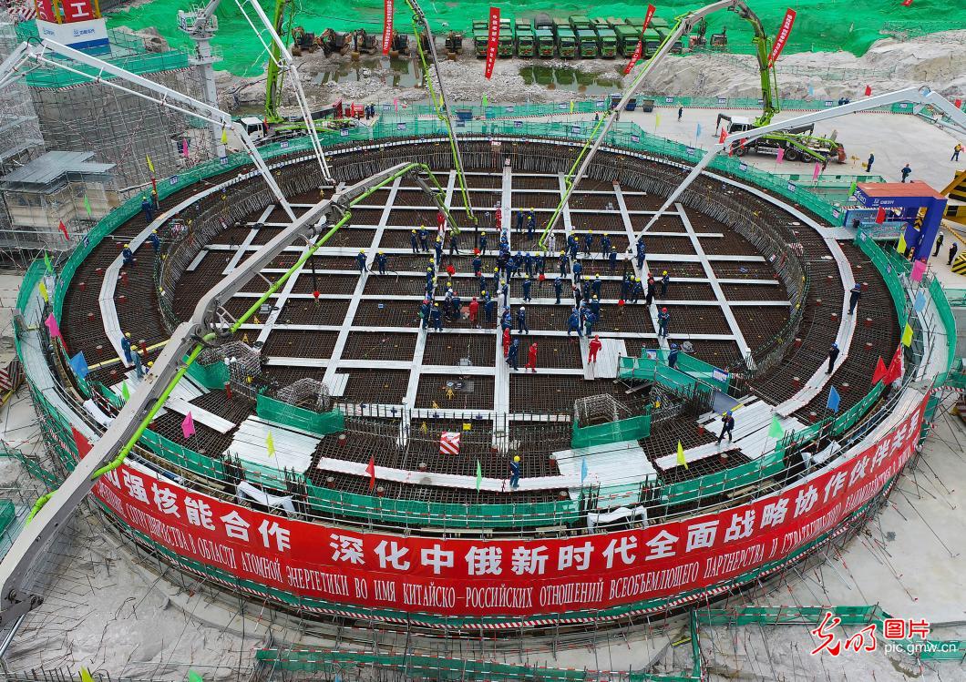 江苏连云港:田湾核电站和徐大堡核电站共4台机组开工建设