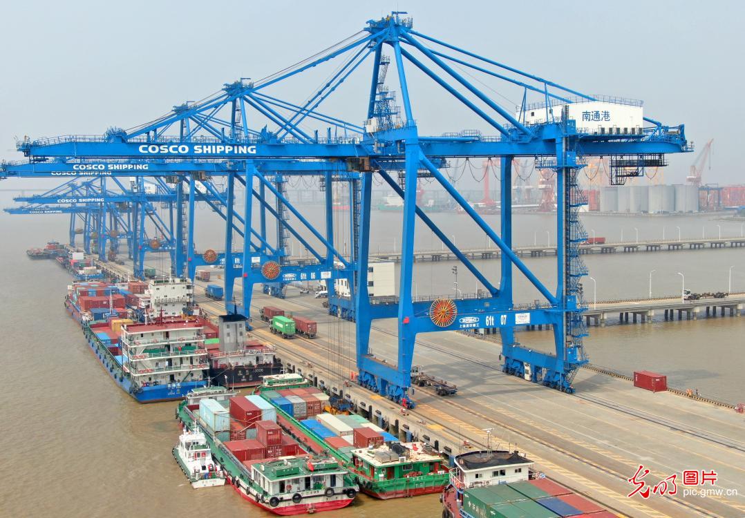 江苏南通港前8月完成货物吞吐量20224.2万吨