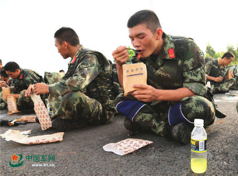 這是中國武警部隊的野戰食品菜譜