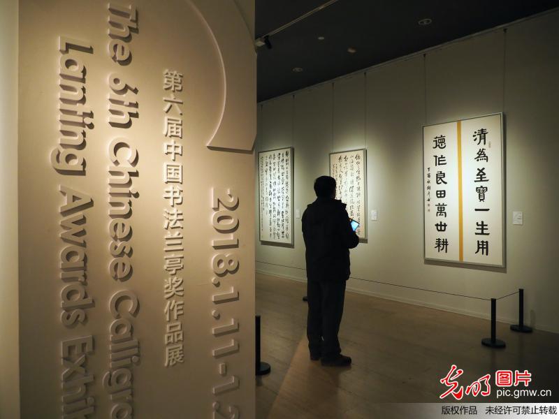 第六届中国书法兰亭奖作品展在中国美术馆开展