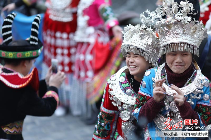 大年初五：贵州黔东南苗寨里刮起最炫民族风