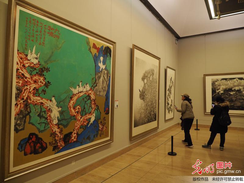 “第二届中国画学会展·时代华章2018”在中国美术馆开展