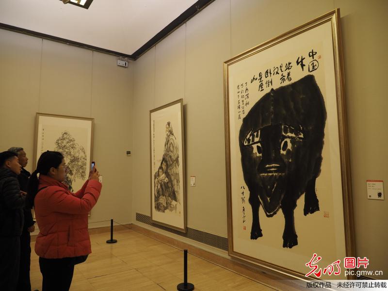 “第二届中国画学会展·时代华章2018”在中国美术馆开展