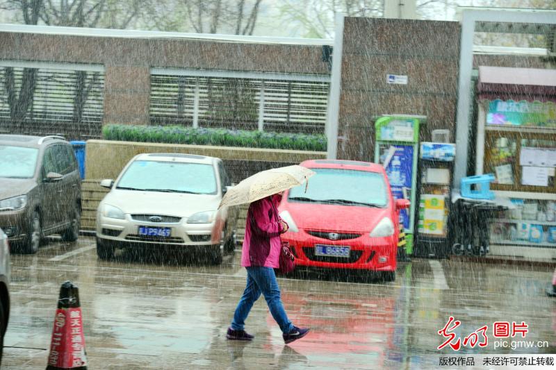 昨日北京降雪