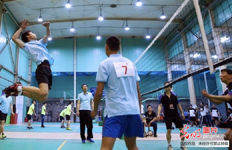 航天科工三院角逐气排球赛 北京汽车男排现场助阵 航天科工三院角逐气排球赛 北京汽车男排现场助阵