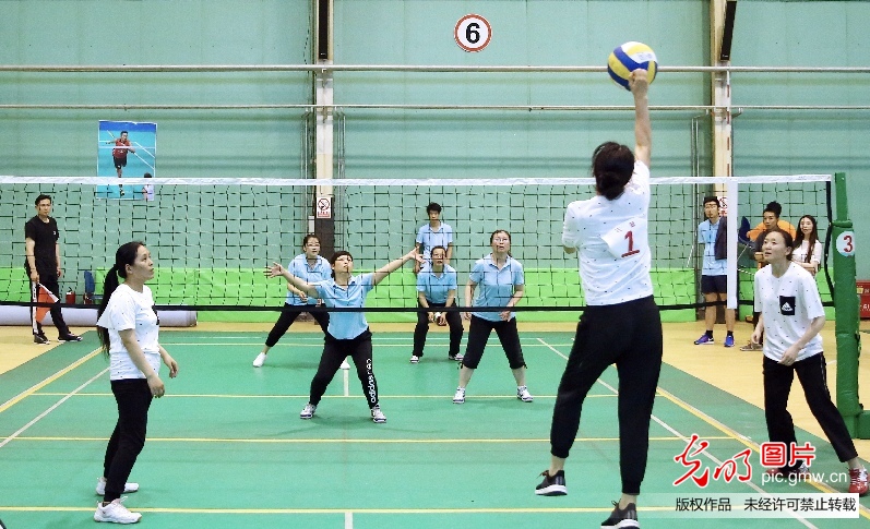 航天科工三院角逐气排球赛 北京汽车男排现场助阵 航天科工三院角逐气排球赛 北京汽车男排现场助阵