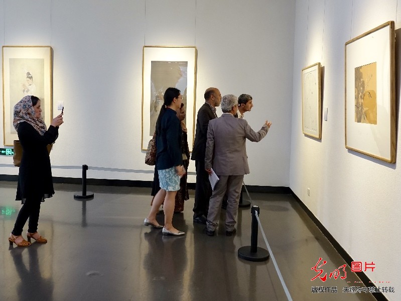 “意会中国——阿富汗知名画家访华采风创作展”在北京开幕