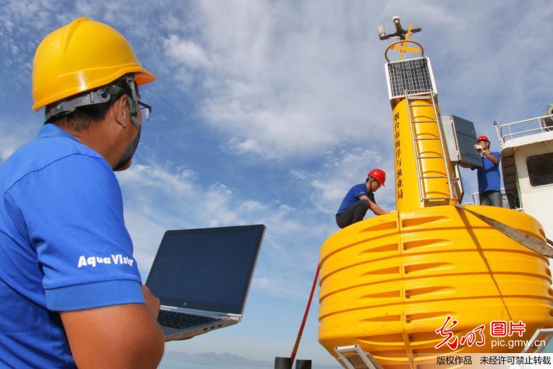 首批浮标式海洋环境监测系统在烟台“上岗”