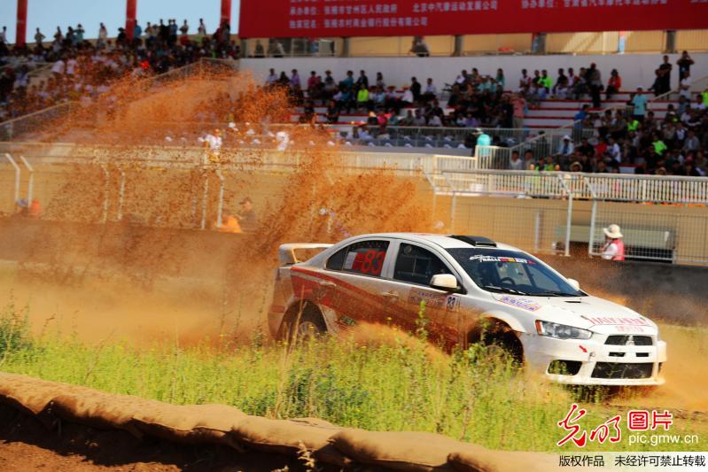 2018中国汽车拉力锦标赛在甘肃张掖举行