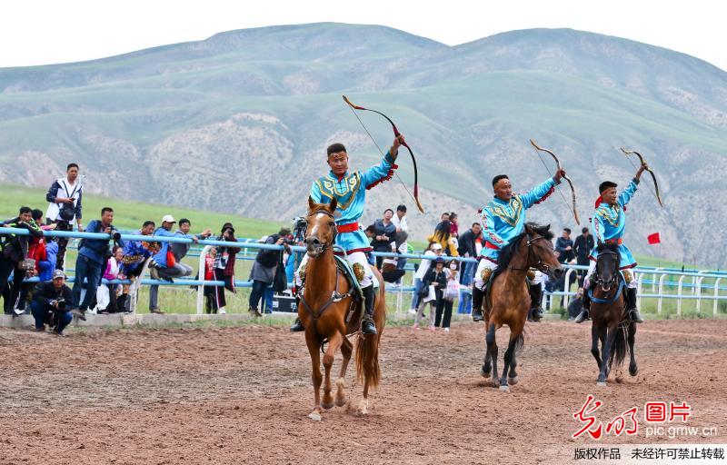肃南第十一届少数民族传统体育运动会开幕