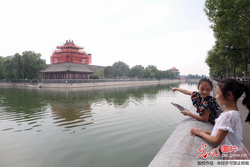 北京故宫开启角楼修缮工程