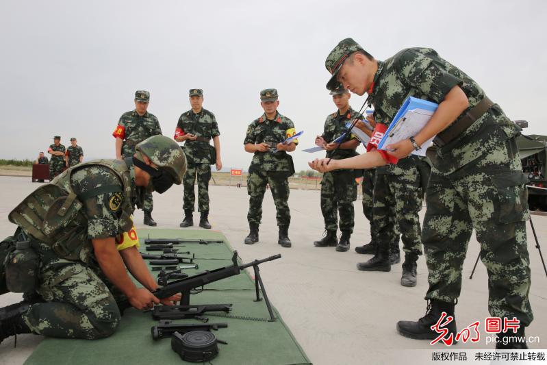 新疆武警兵团总队开展后勤实战化竞赛