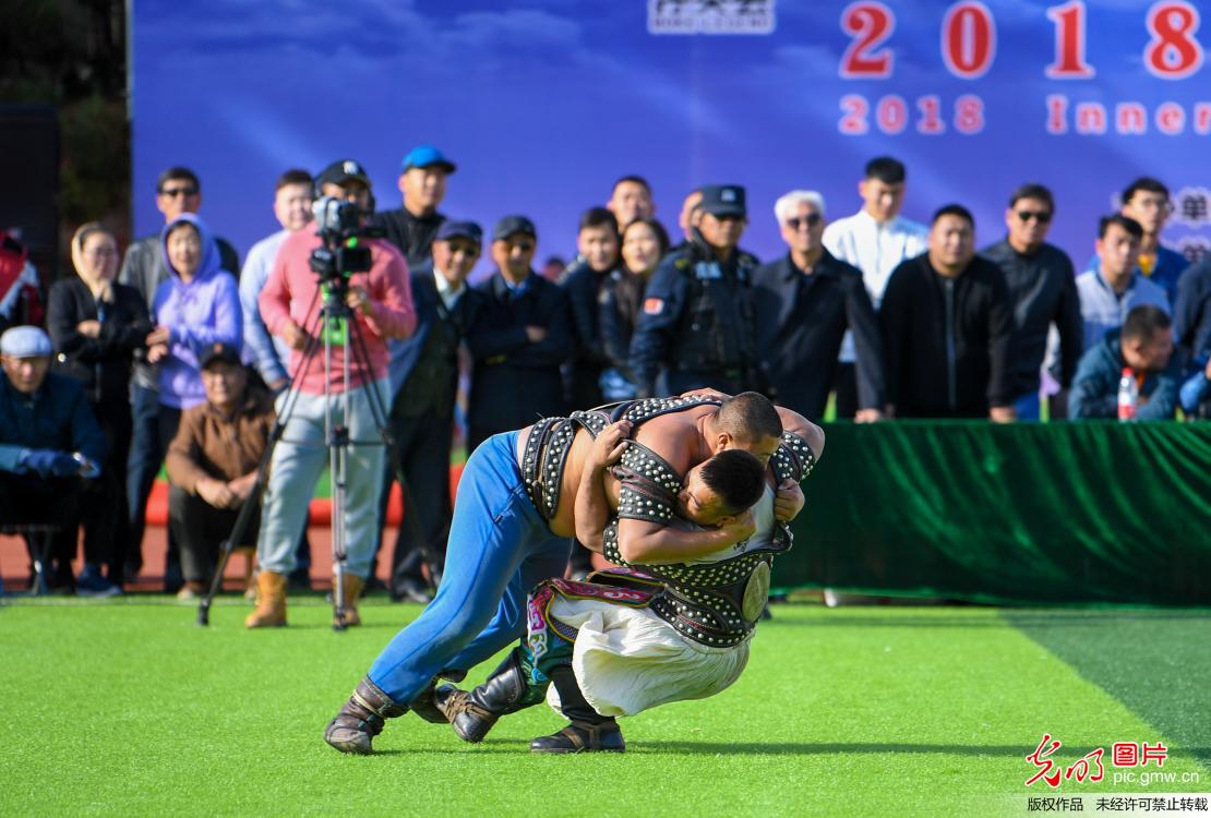 2018内蒙古国际搏克争霸赛开幕
