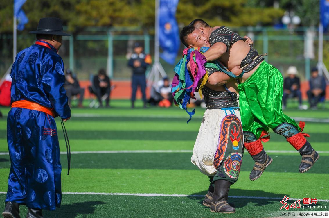 2018内蒙古国际搏克争霸赛开幕
