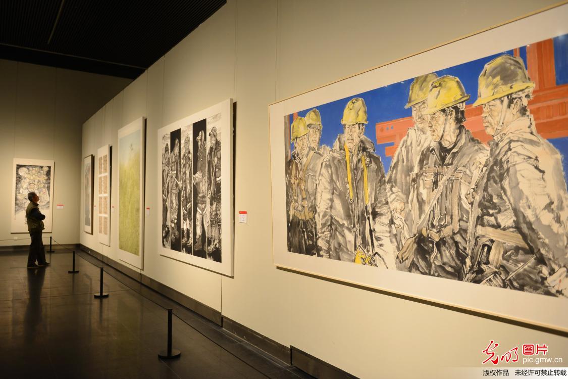216件美术作品再现江苏改革开放40周年成就