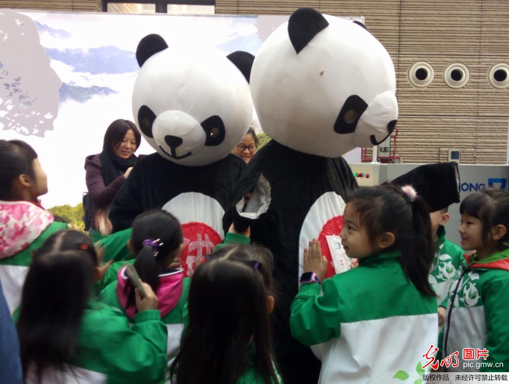 秦岭大熊猫文化主题展在西安举行
