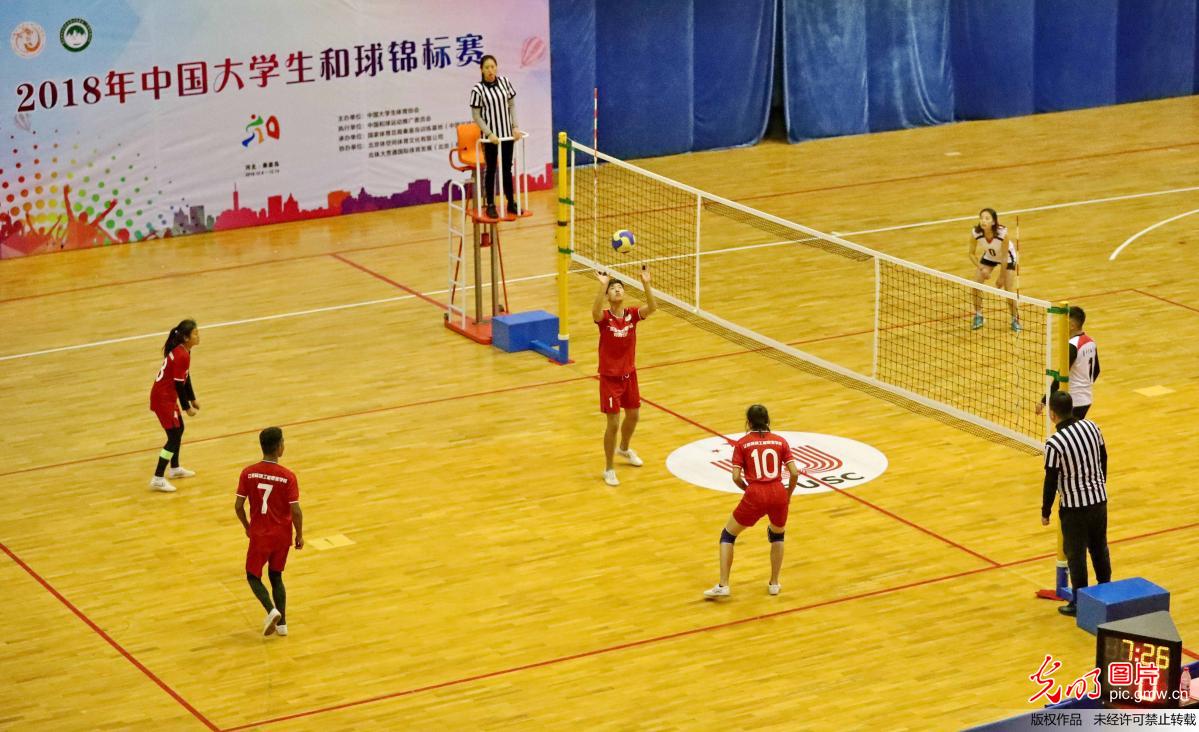 2018年中国大学生和球锦标赛在秦皇岛举行