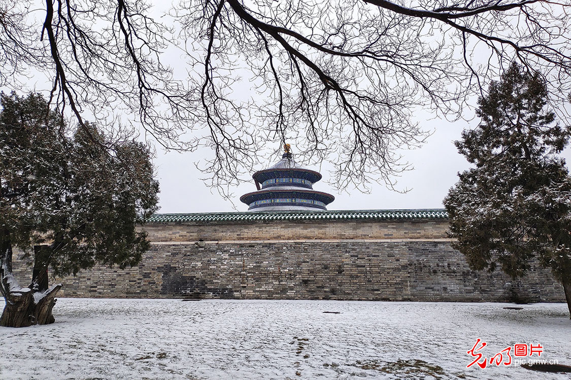 北京迎来今冬第二场雪