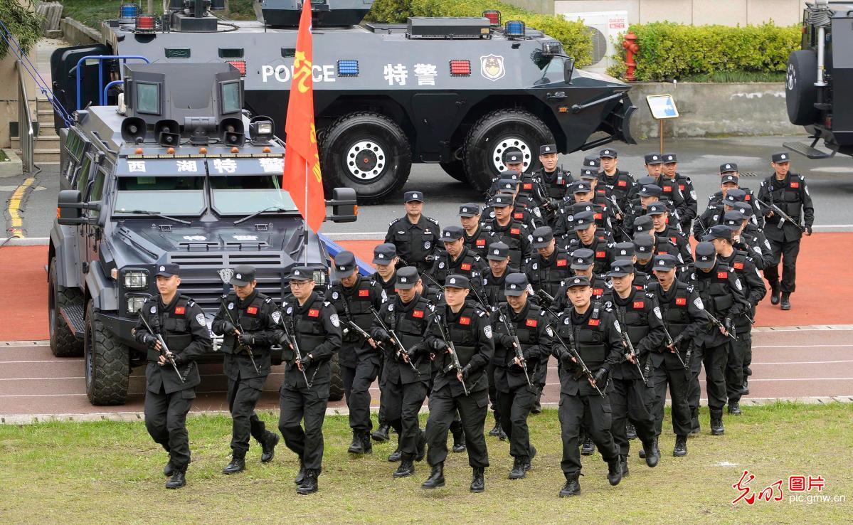 杭州特警服装图片