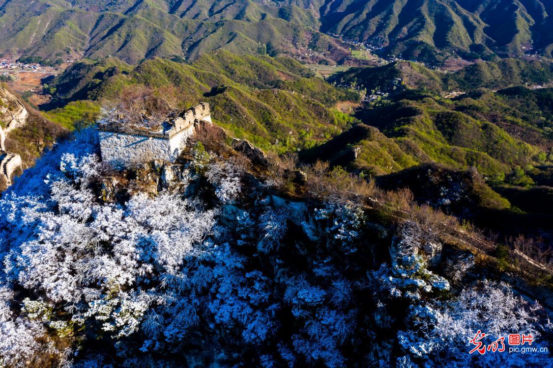 北京箭扣长城 航拍景色巍峨壮阔