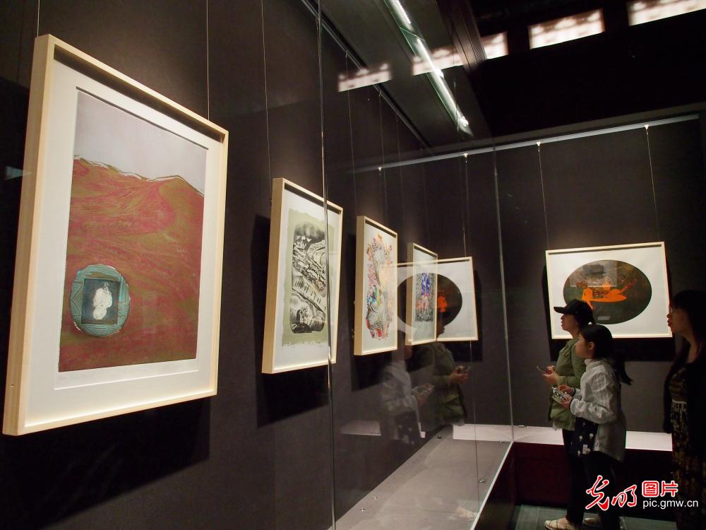 一带一路国际版画交流项目汇报展在故宫斋宫开幕