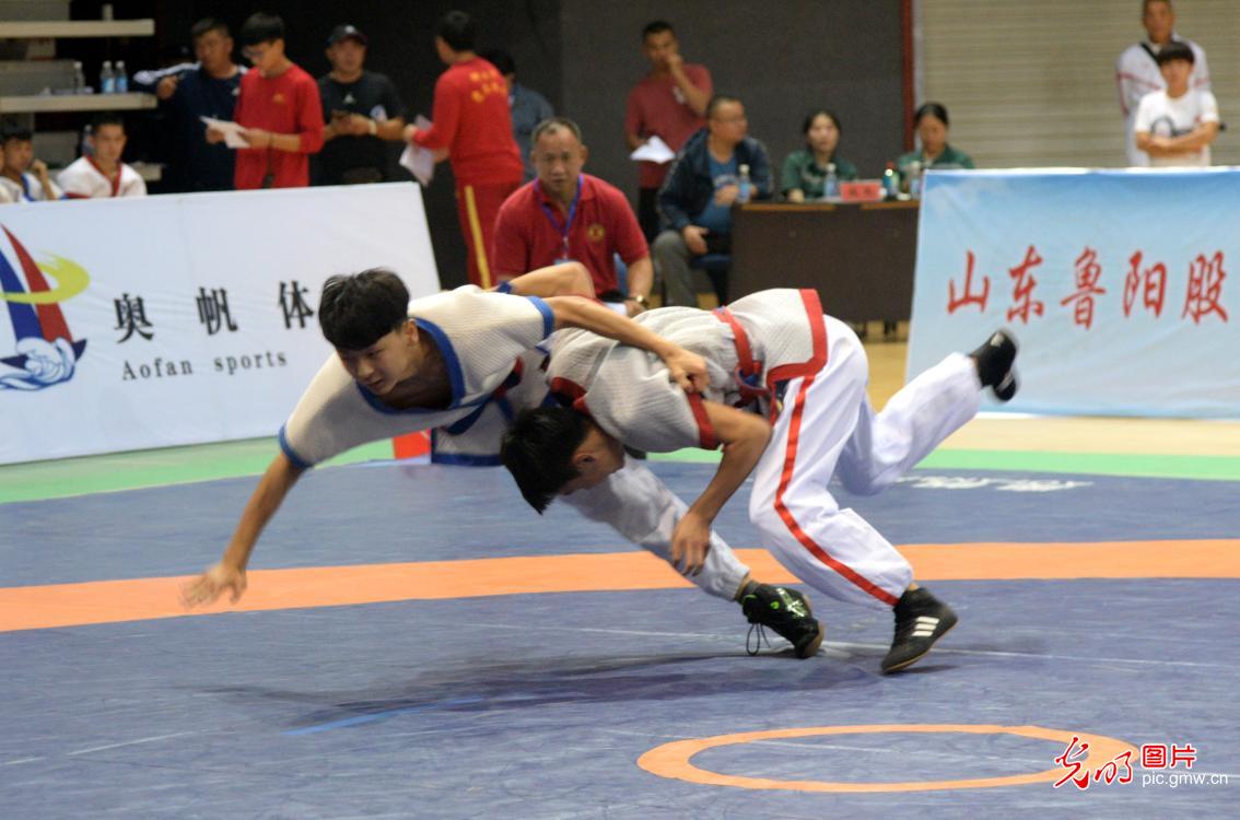 2019年全国中国式摔跤U17青年锦标赛聊城开赛