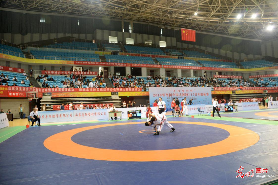 2019年全国中国式摔跤U17青年锦标赛聊城开赛