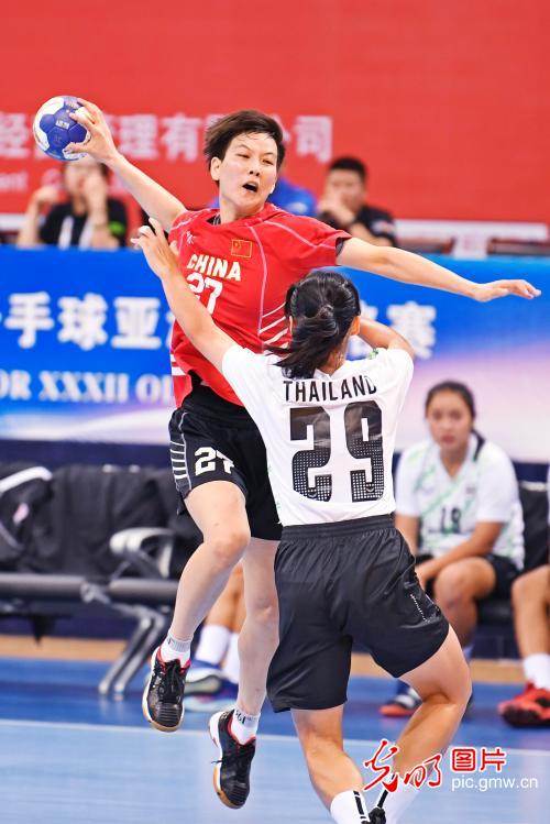 安徽滁州：32届奥运会女子手球亚洲区资格赛滁州开赛