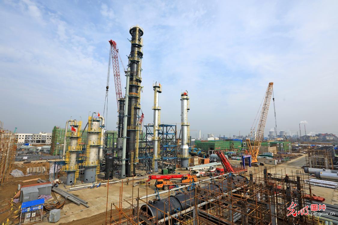 安徽淮北：50万吨甲醇项目建设如火如荼