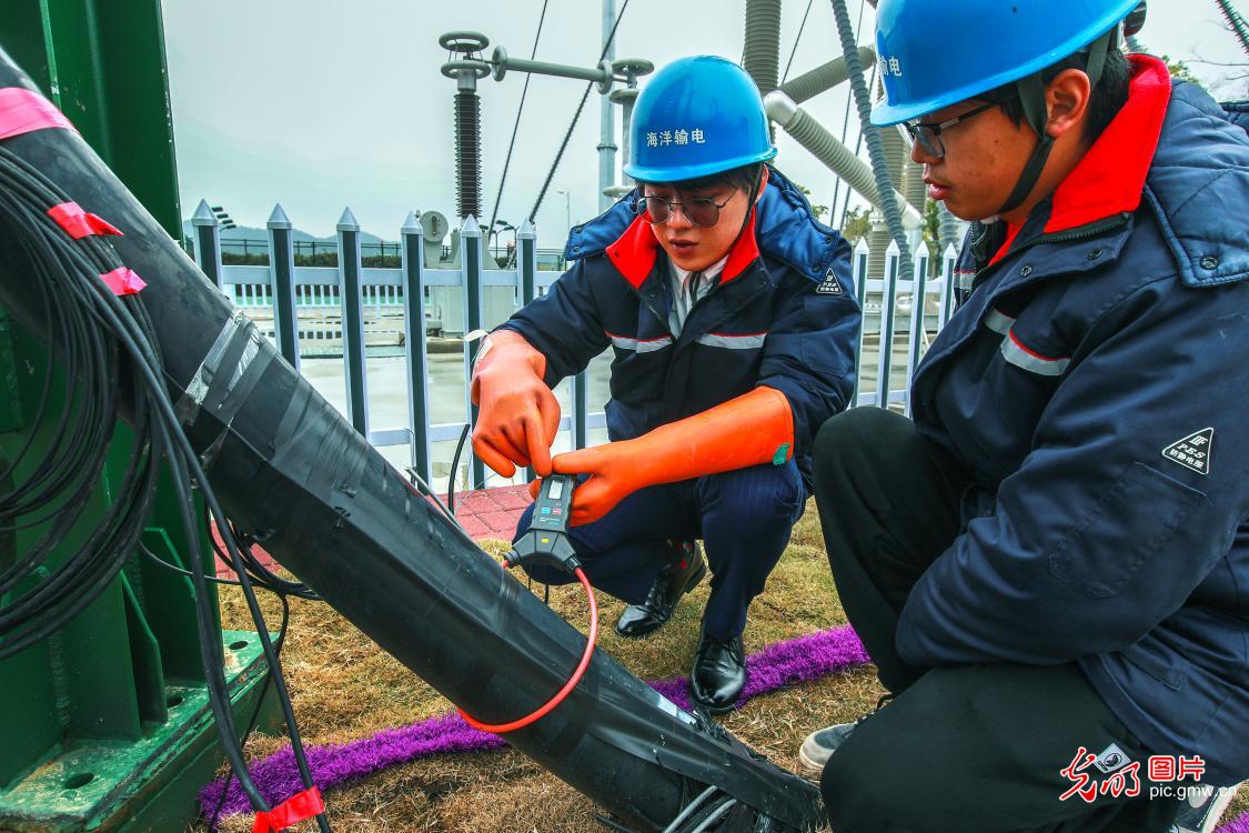 国内最高电压等级直流电缆预鉴定试验在舟山正式启动