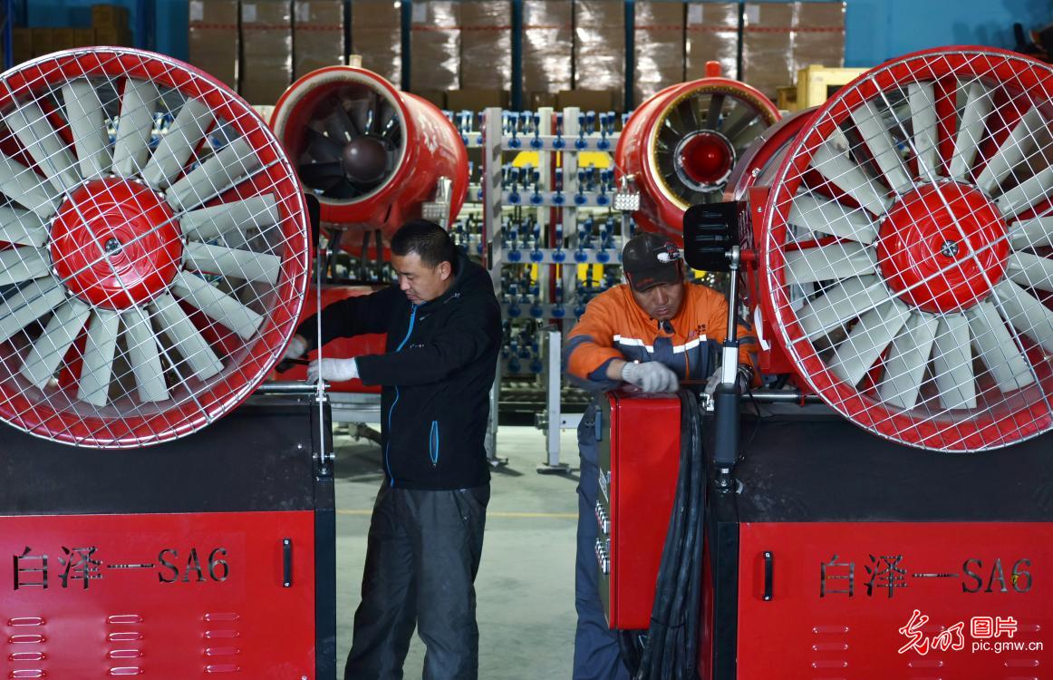 河北宣化：打造冰雪装备产业集群