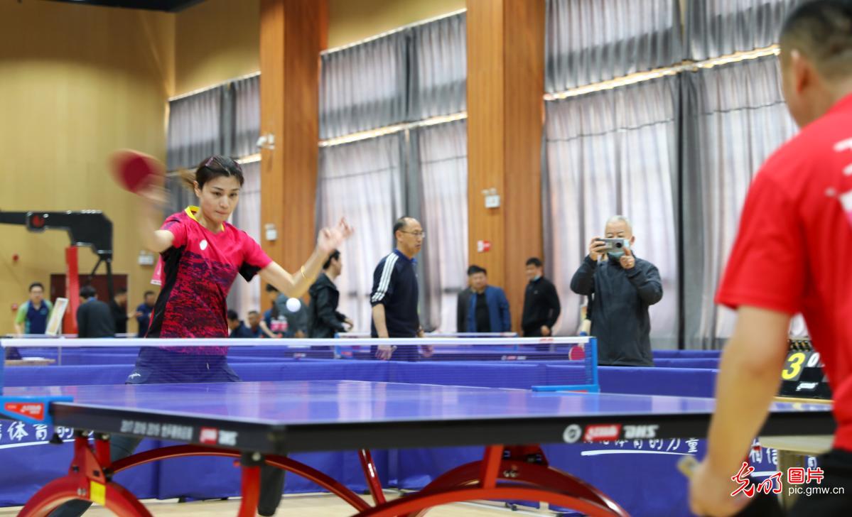 山东省滨州市第四十二届乒协会员乒乓球联赛举行