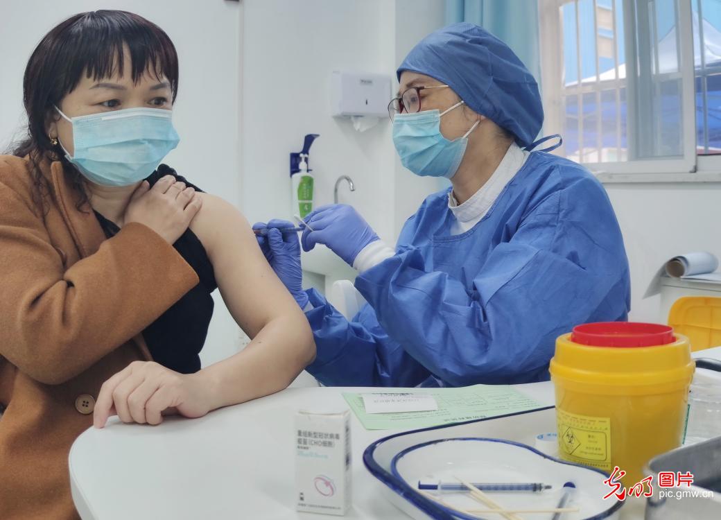 首批重组新冠疫苗（CHO细胞）在武汉投入使用