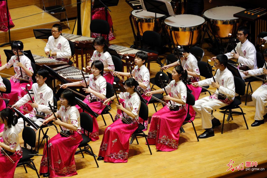 中学生民乐团专场音乐会奏响北京音乐厅
