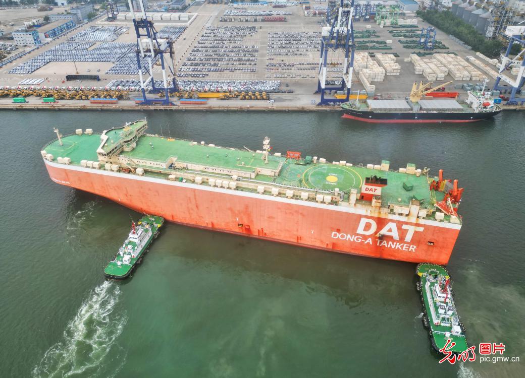 山东港口烟台港外贸商品车出口同比增长45.94％