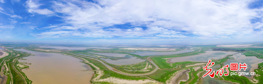【绿水青山“瞰”中国之太空影像篇】江西南昌：守一片湿地 护万千物种