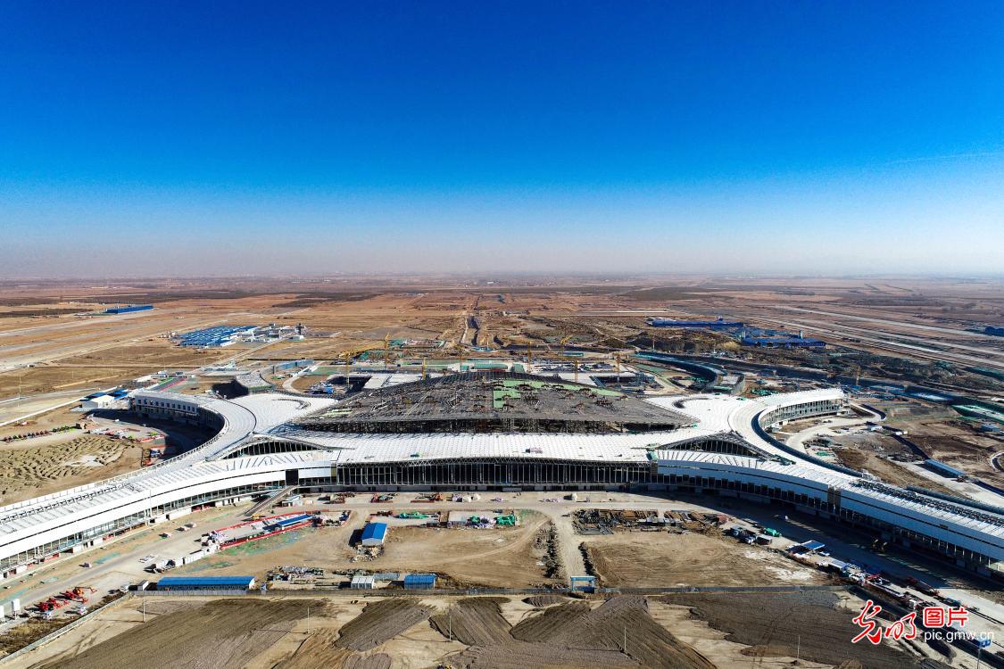 内蒙古：呼和浩特新机场航站楼现雏形