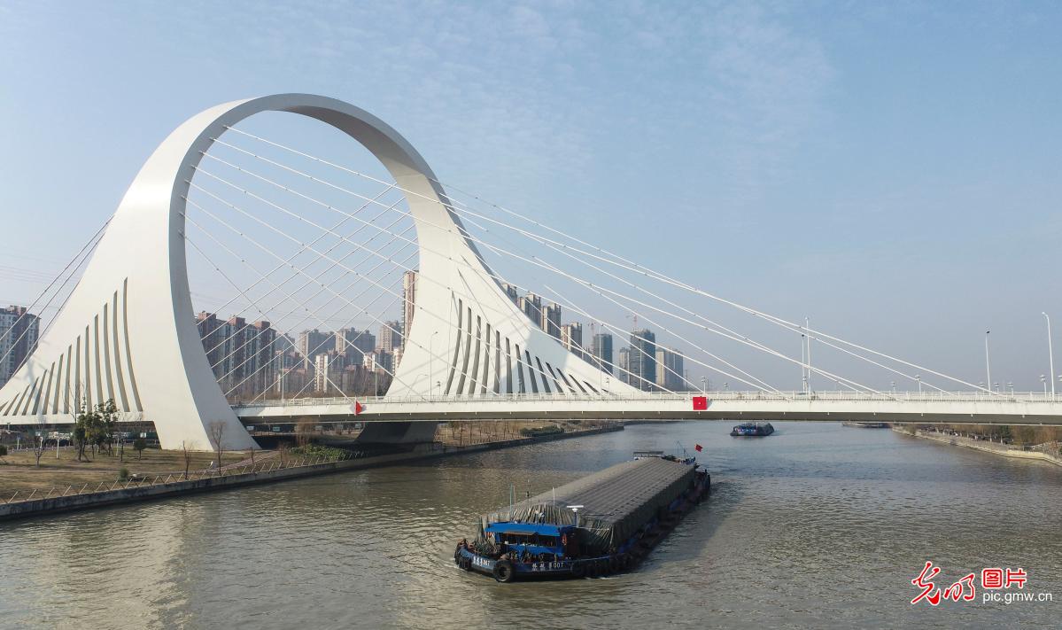 苏北运河2022年货物运量创历史新高