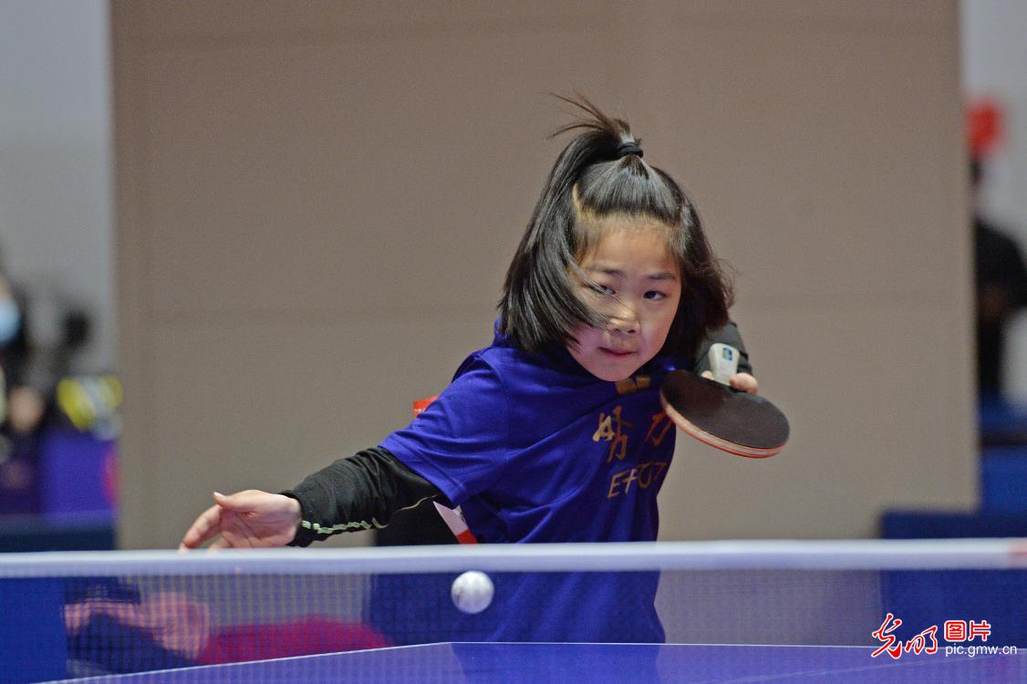 国家乒乓球青少和少儿集训队江苏省选拔赛正式开赛