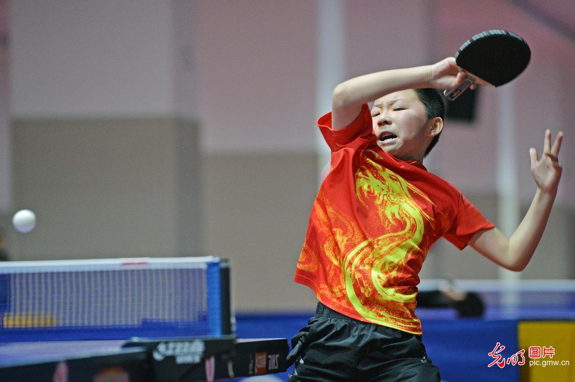 国家乒乓球青少和少儿集训队江苏省选拔赛正式开赛