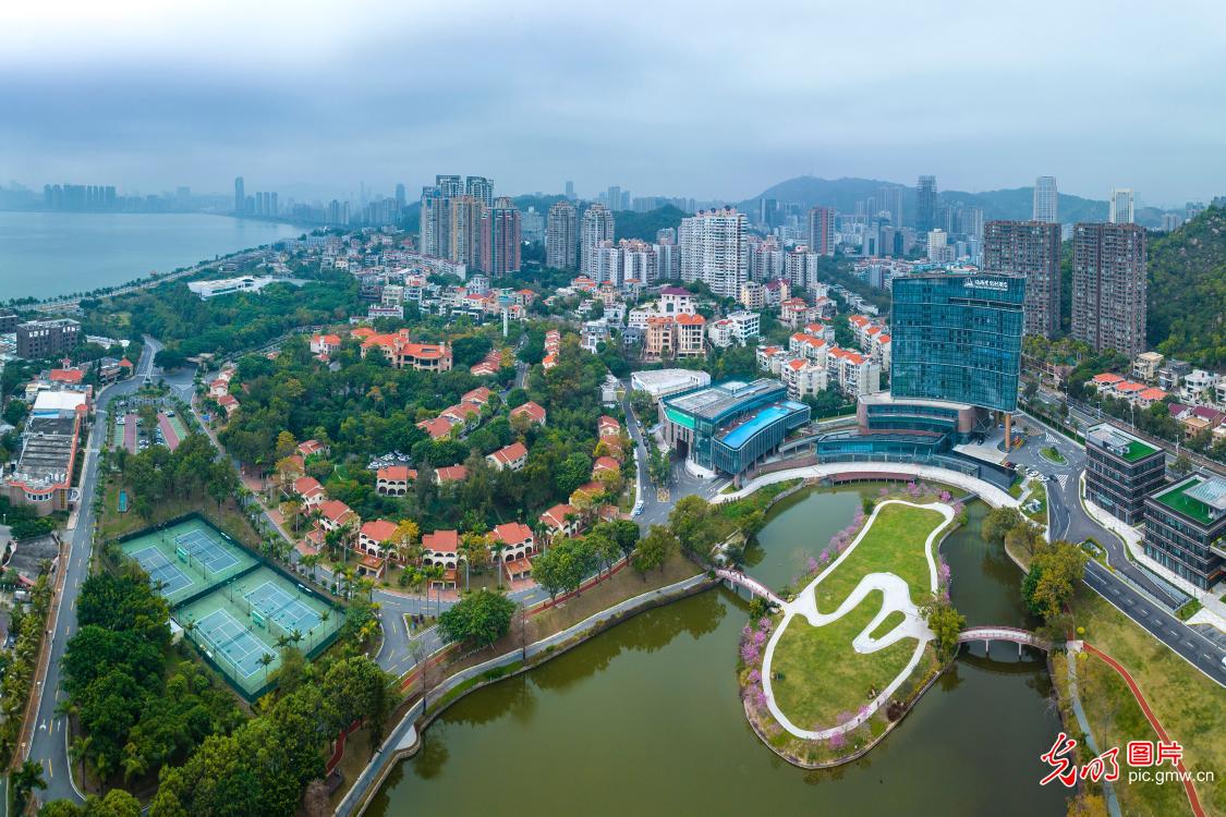 广东珠海：城市生态景观美