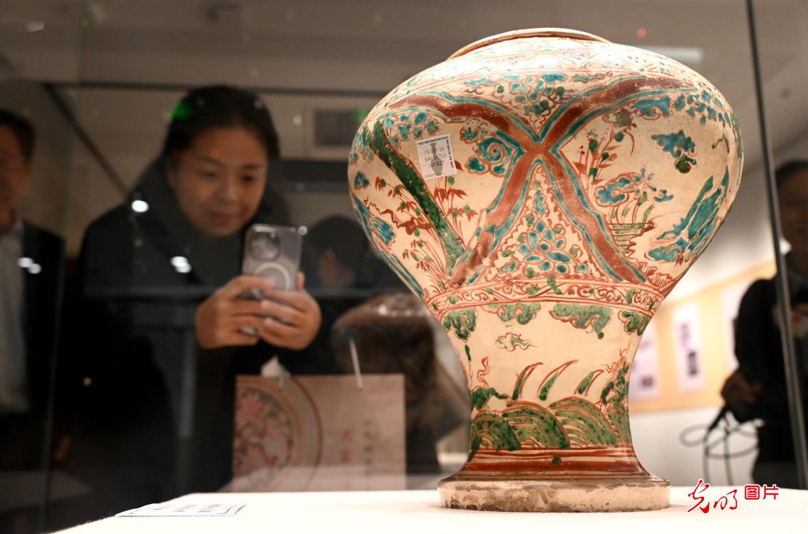 约500件珍贵红绿彩瓷和标本亮相河北峰峰博物馆
