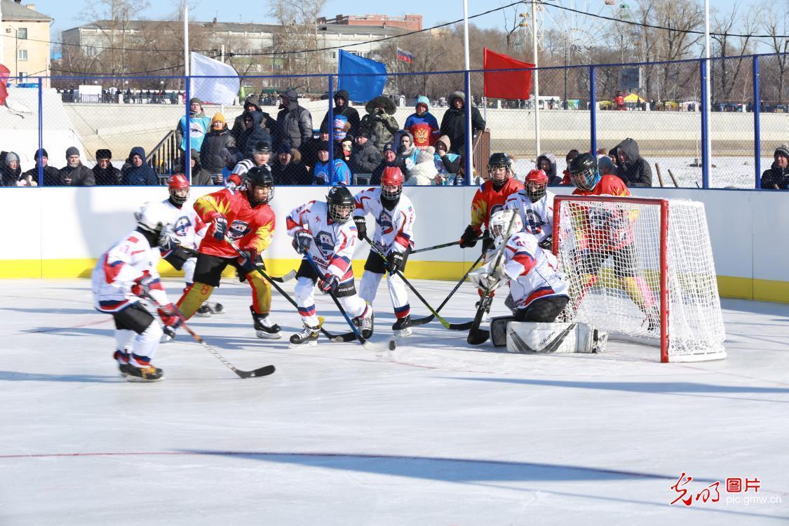 2023中俄界江黑龙江国际冰球友谊情开赛