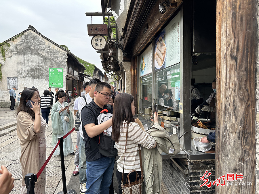 乌镇迎来春游踏青热潮