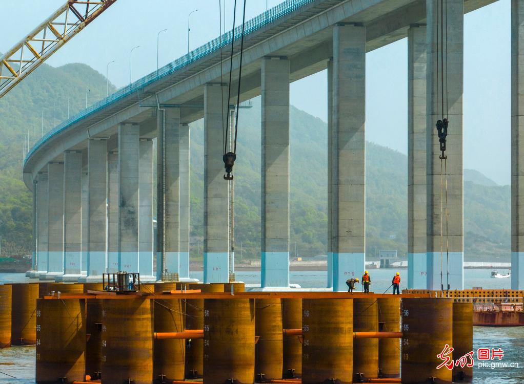 象山港跨海大桥全线开工 象山港跨海大桥全线开工
